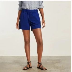 Everlane Easy Pull On high waisted short in royal blue